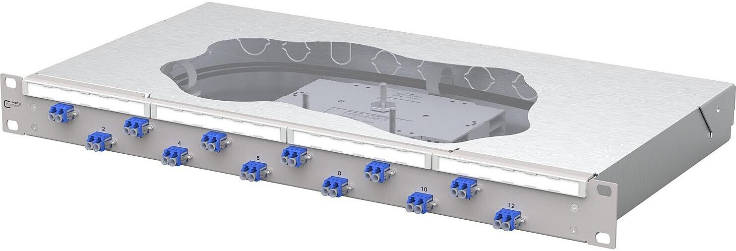 Metz Connect Patchfeld splice 12xLC-D OS2 1504597412-F