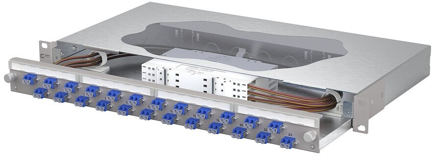 Metz Connect Patchfeld splice 24xLC-D OS2 1504697424-E