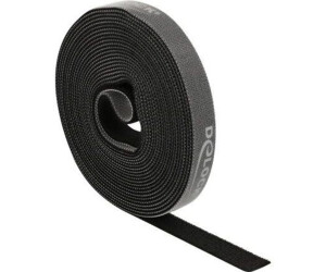 DeLock 18384 Klettband auf Rolle 5 m x 15 mm schwarz