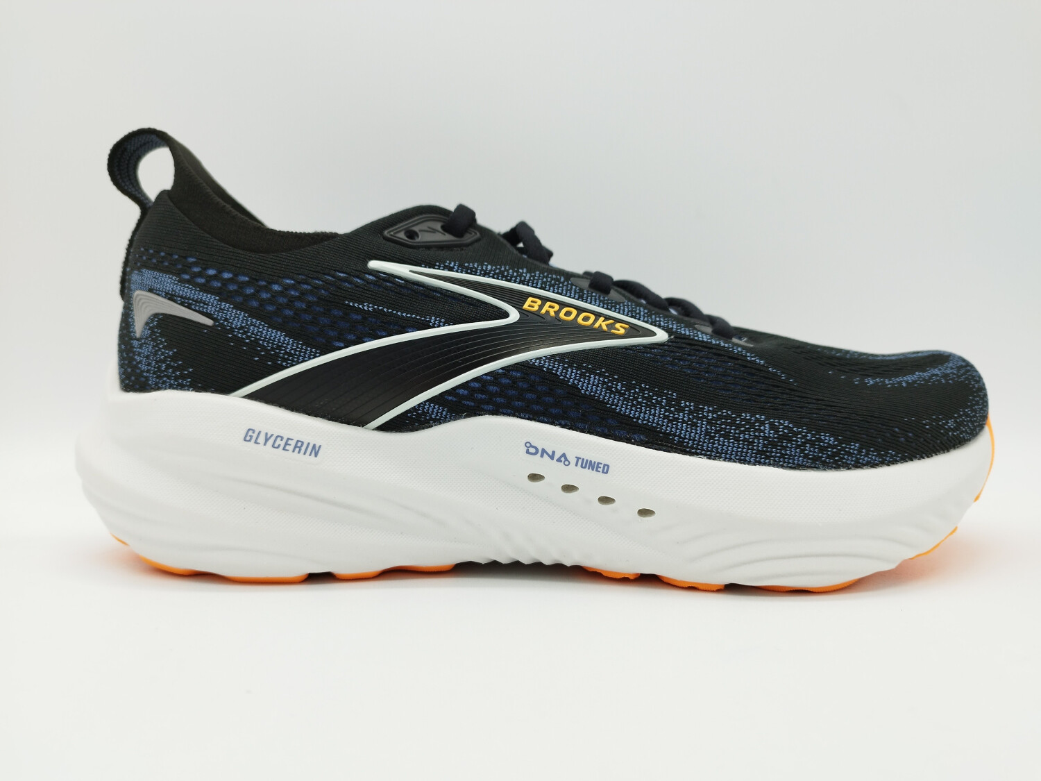 Brooks Glycerin 22 (110445-1D-013) black/country blue/orange pop