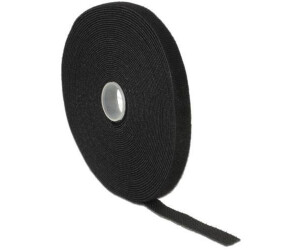 DeLock 18712 Klettband auf Rolle 10 m x 13 mm schwarz