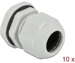 DeLock 60221 Kabelverschraubung PG19 grau 10er-Pack