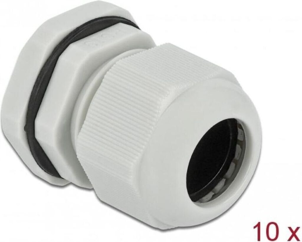 DeLock 60221 Kabelverschraubung PG19 grau 10er-Pack