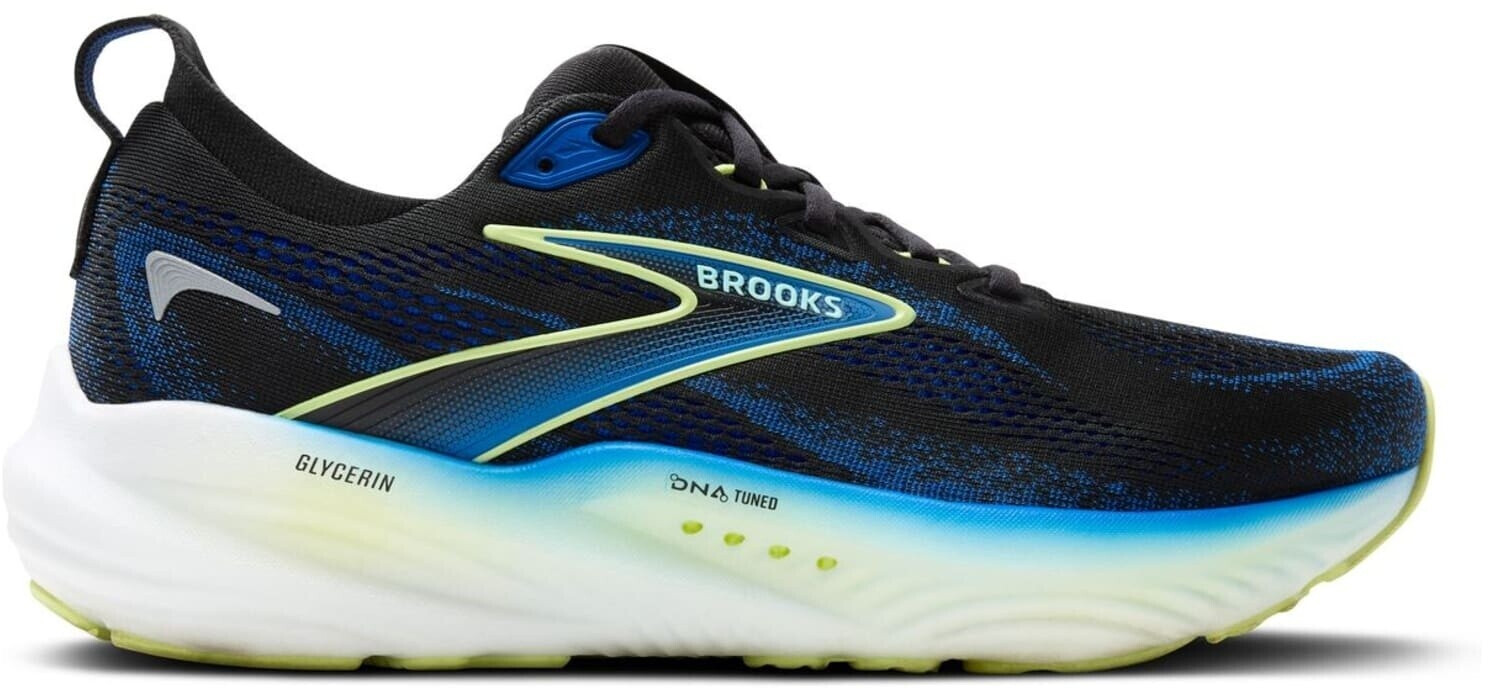 Brooks Glycerin 22 wide (110445-2E-002) black/cobalt/neo yellow
