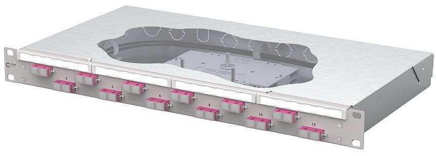 Metz Connect Patchfeld splice 12xSC-D OM4 150457BB12-F