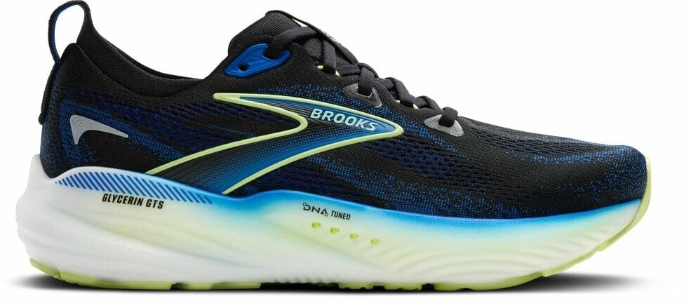 Brooks Glycerin GTS 22 wide (110446-2E-002) black/cobalt/neo yellow