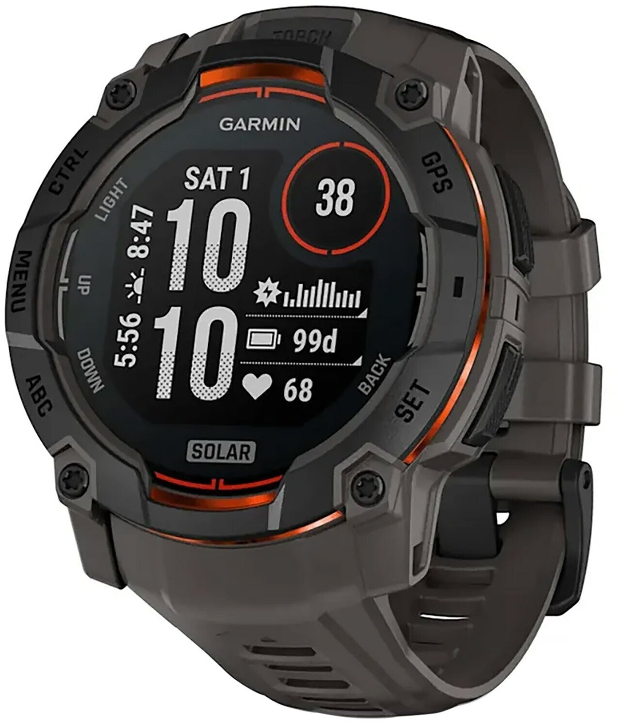 Garmin Instinct 3 Solar 50mm Coal Black