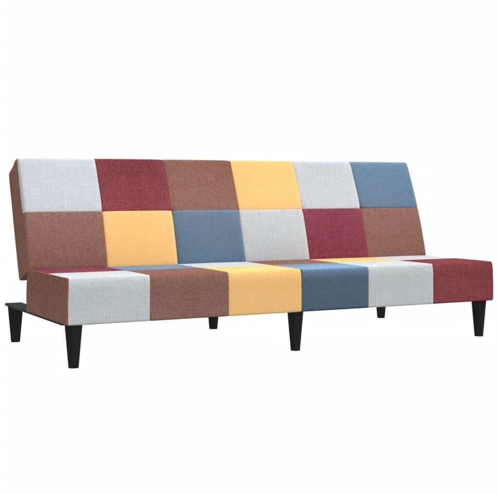 vidaXL Sofa bed 2-seater fabric without armrest without footrest (375824)