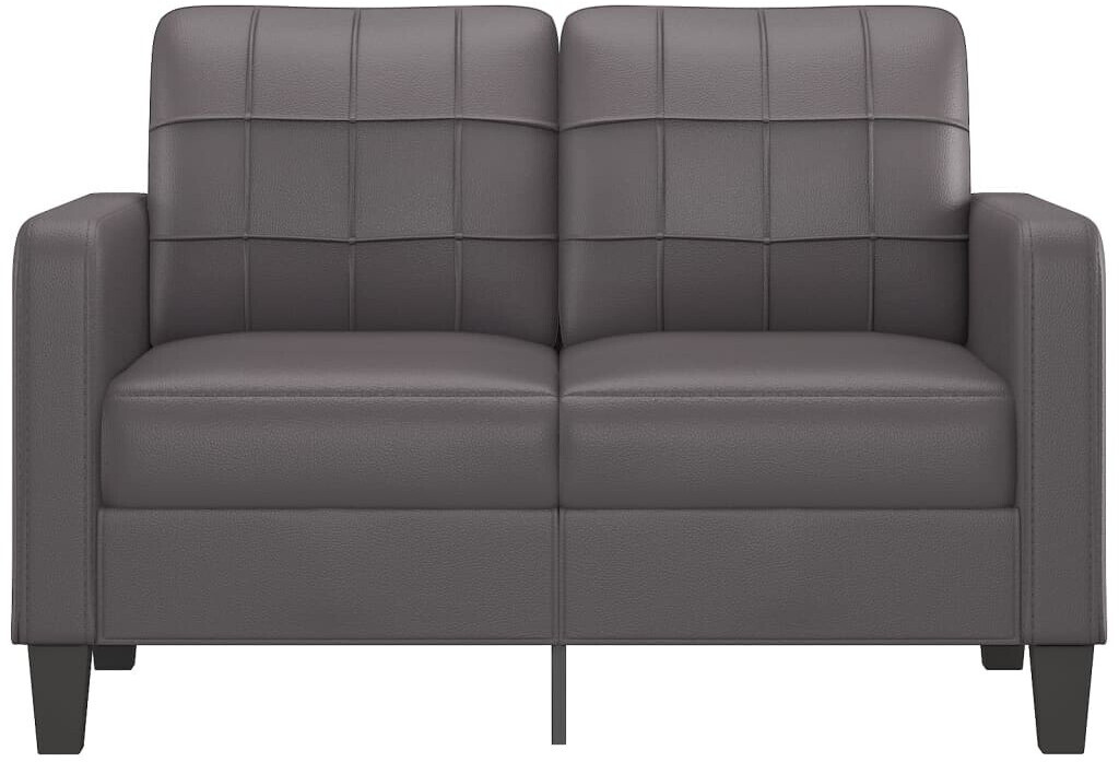 vidaXL 2-seater sofa faux leather black 60 cm black (359107)