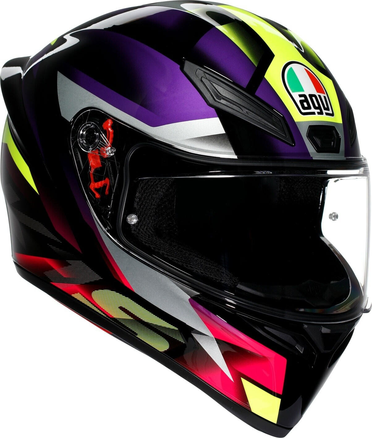 AGV K-1 S Fastlap noir/violet/rose