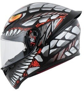 AGV K-1 S Lyzard mat noir/gris/rouge