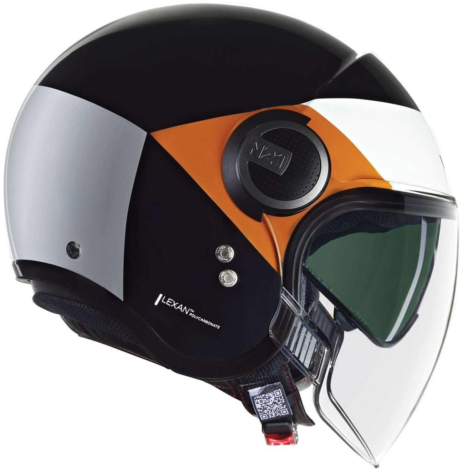 Nolan N21 Visor Onirico 345 noir/blanc/orange