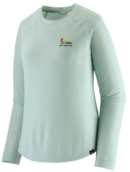 Patagonia L S Cap Cool Trail Graphic Shirt grey