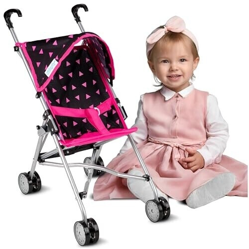 Kinderplay Buggy black/pink