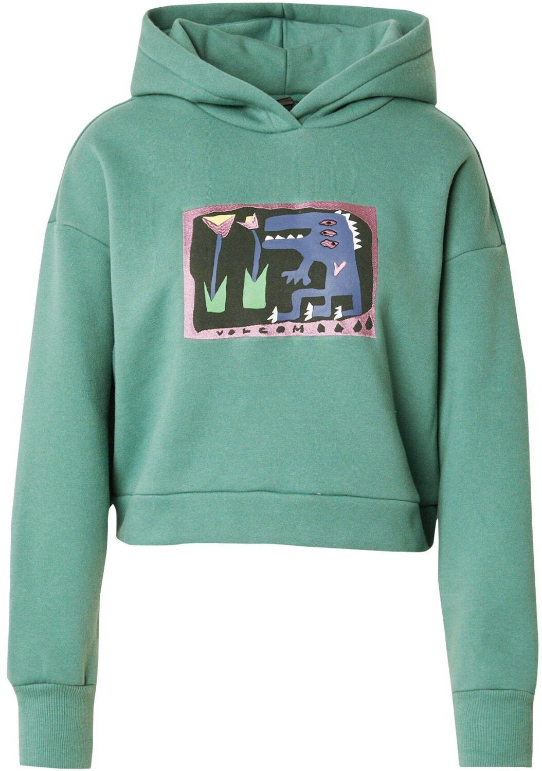 Volcom Longo Sweatshirt indigo green light green rose