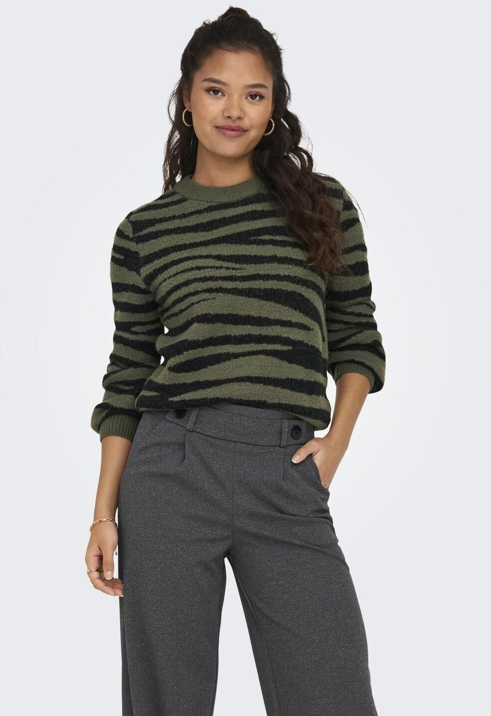 Jacqueline de Yong Lorraine Sweater green