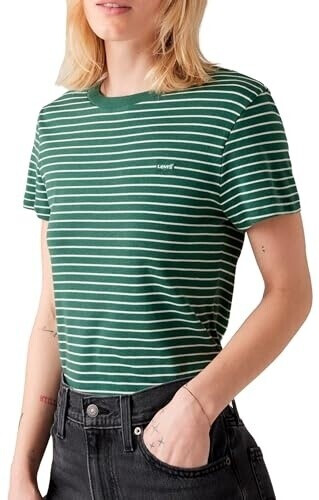 Levi's Essential HM SS Tee T-Shirt maury stripe bistro green