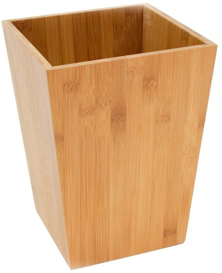MSV France Waste bucket trash bamboo 10l 26.5x20x20 cm (140639)