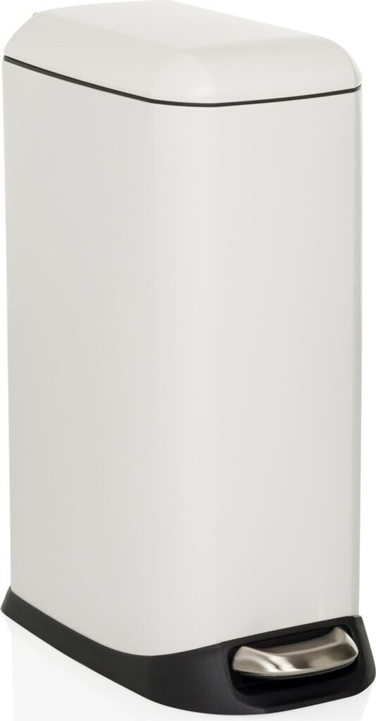 HJH Office 20l Clean slim waste bin rectangular with step-on 56x34x22 cm (741108)
