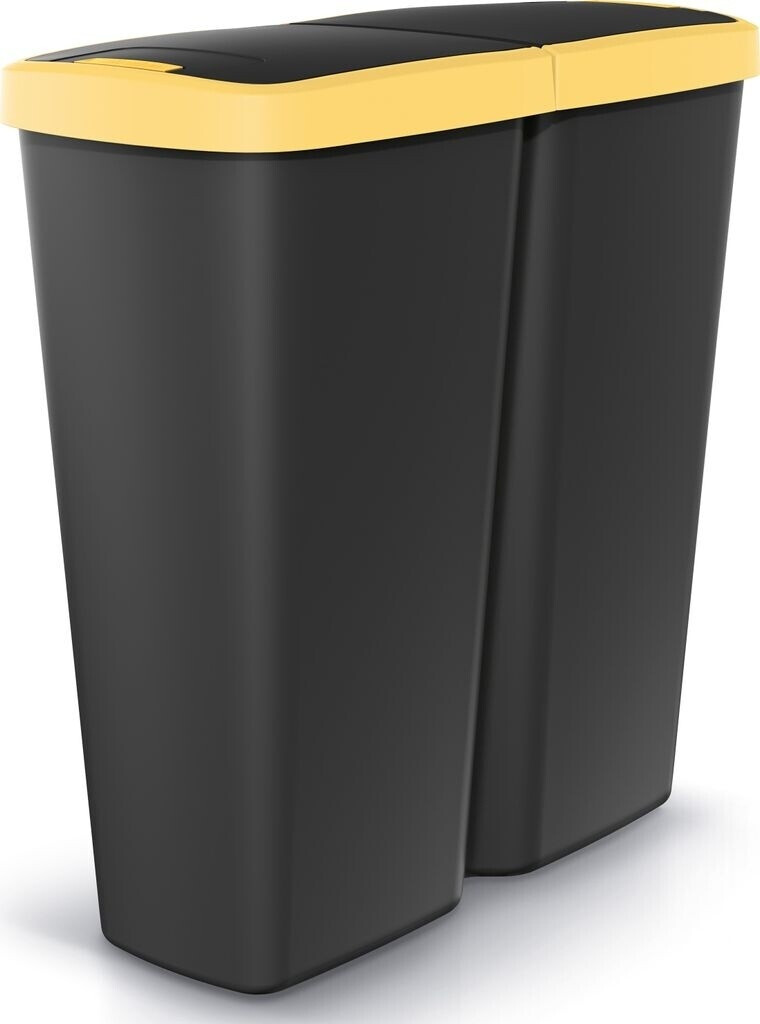 Monzana Waste container with 2 separate cover 50l keden (ZA5498)