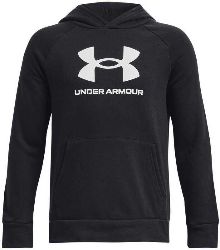 Under Armour Rival Fleece Big Logo Hoodie 001 black white