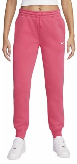 Nike Sportswear Phoenix Fleece Women's Mid-Rise Tracksuit Bottoms (FZ7626) aster pink sail