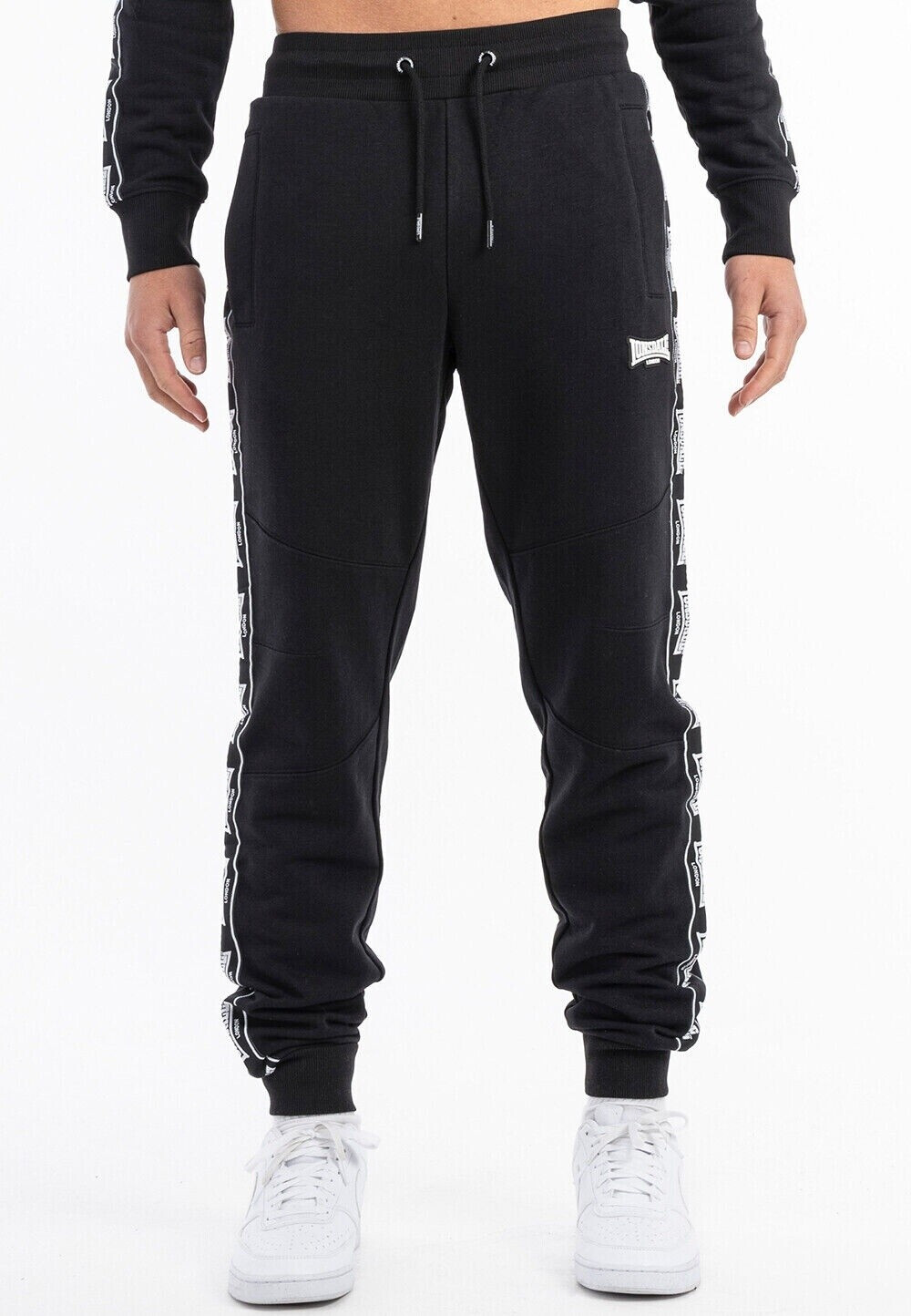 Lonsdale Joggers TENSTON black white 117563