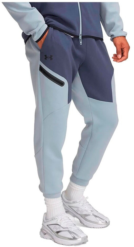 Under Armour Unstoppable Fleece Joggers (1389353) downpour grey/harbour blue/black