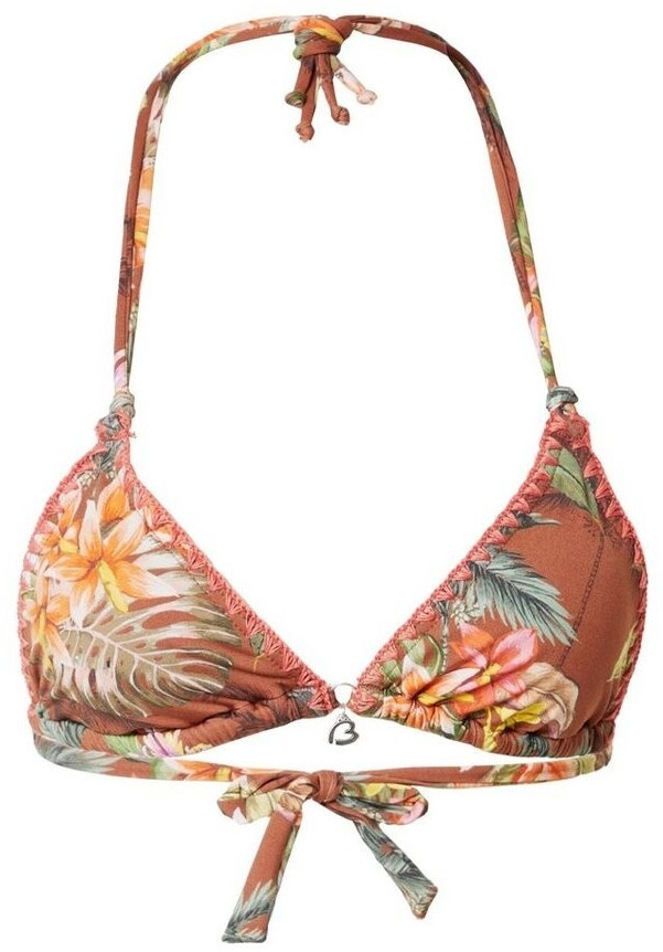 Banana Moon Bikini top light brown khaki pink white 9087741