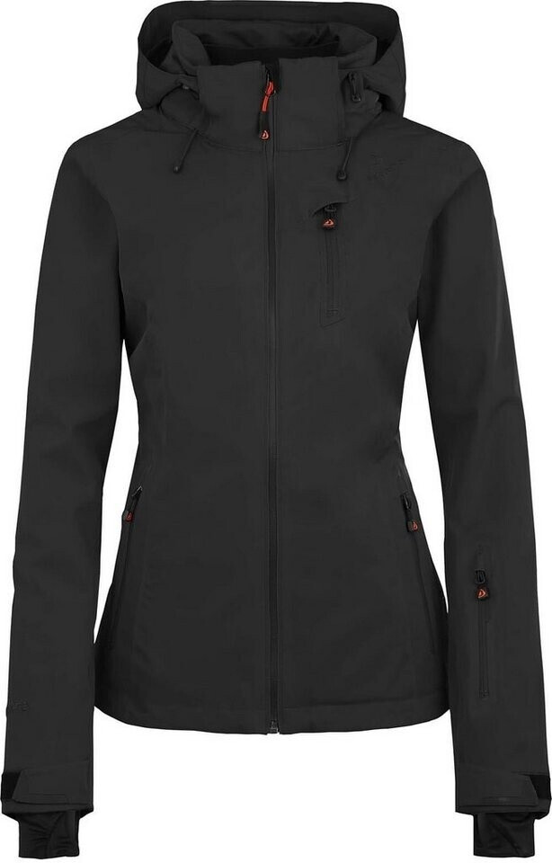Bergson Nice Light Damen Skijacke Outdoorjacke gefüttert 20000 mm schwarz