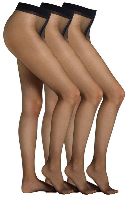 Camano Everyday Silky Shimmer Collant 15 Den: 2 Paia Color Alabastro, Morbidi E Lucenti, Taglia Unica, 90% Poliammide - 2