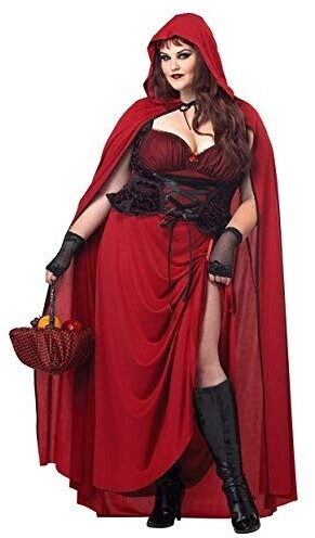 California Costumes Riding Hood Costume dark red