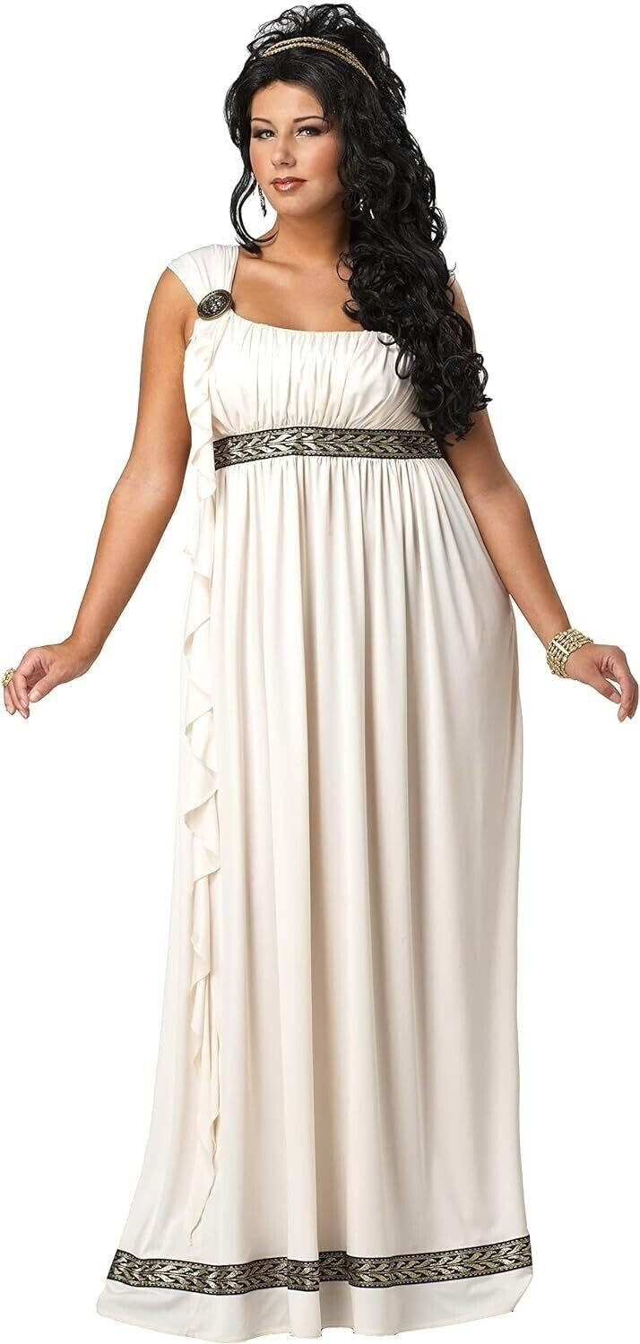 California Costumes Olympian Goddess Costume Plus ivory