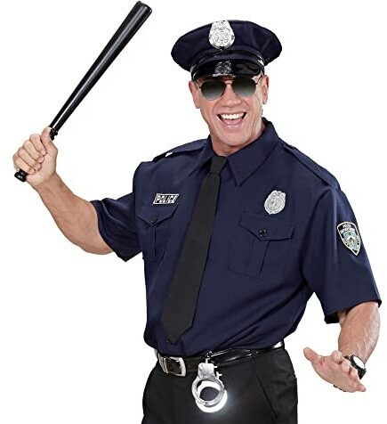Widmann Police Costume Shirt Tie Hat