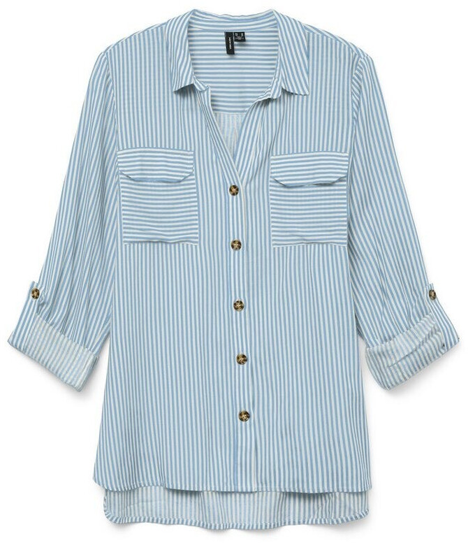 Vero Moda Blouse 'VMBUMPY' light blue white 23111517