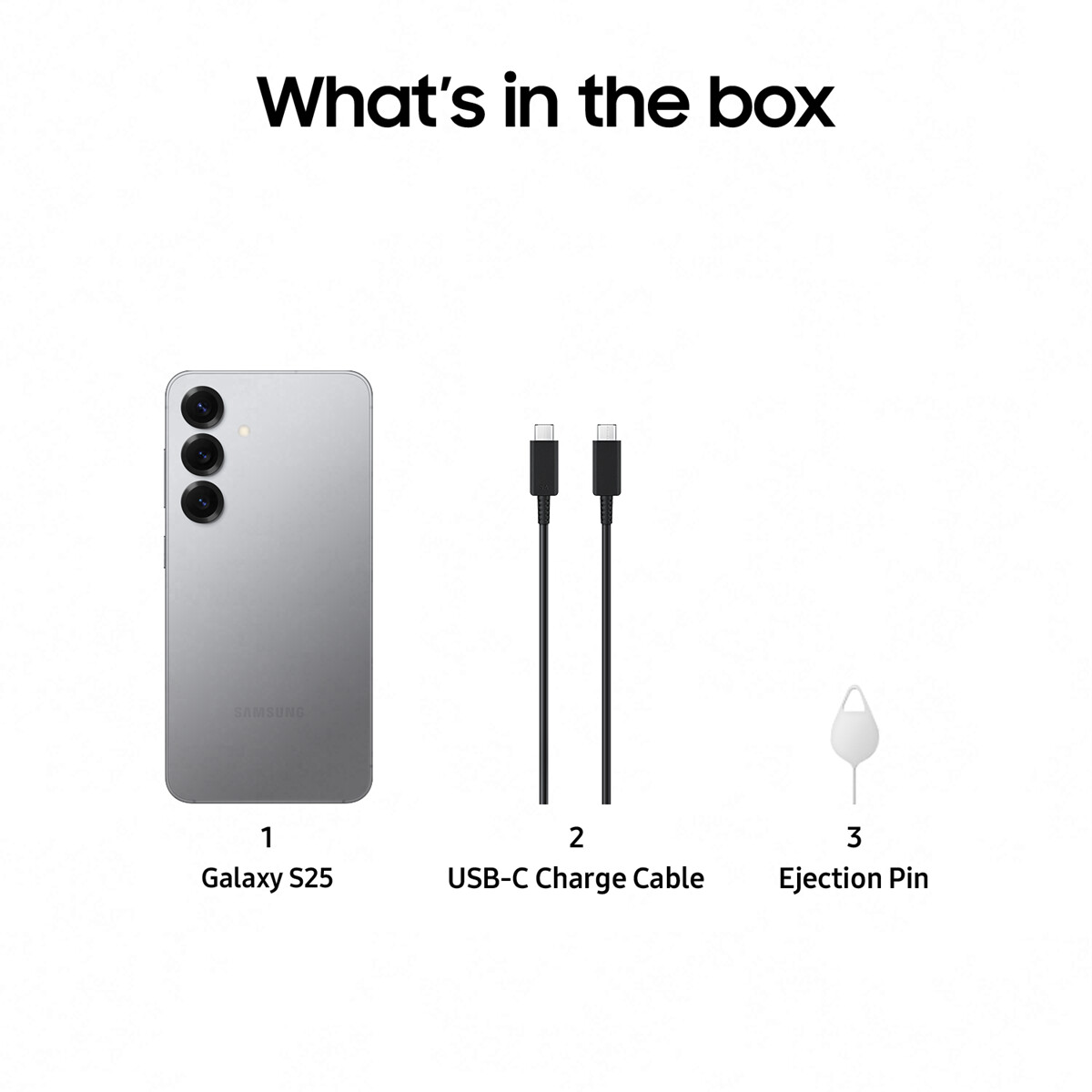 Samsung Galaxy S25 128GB Silver Shadow