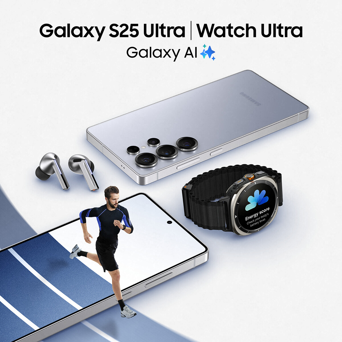 Samsung Galaxy S25 Ultra 256GB Titanium Whitesilver