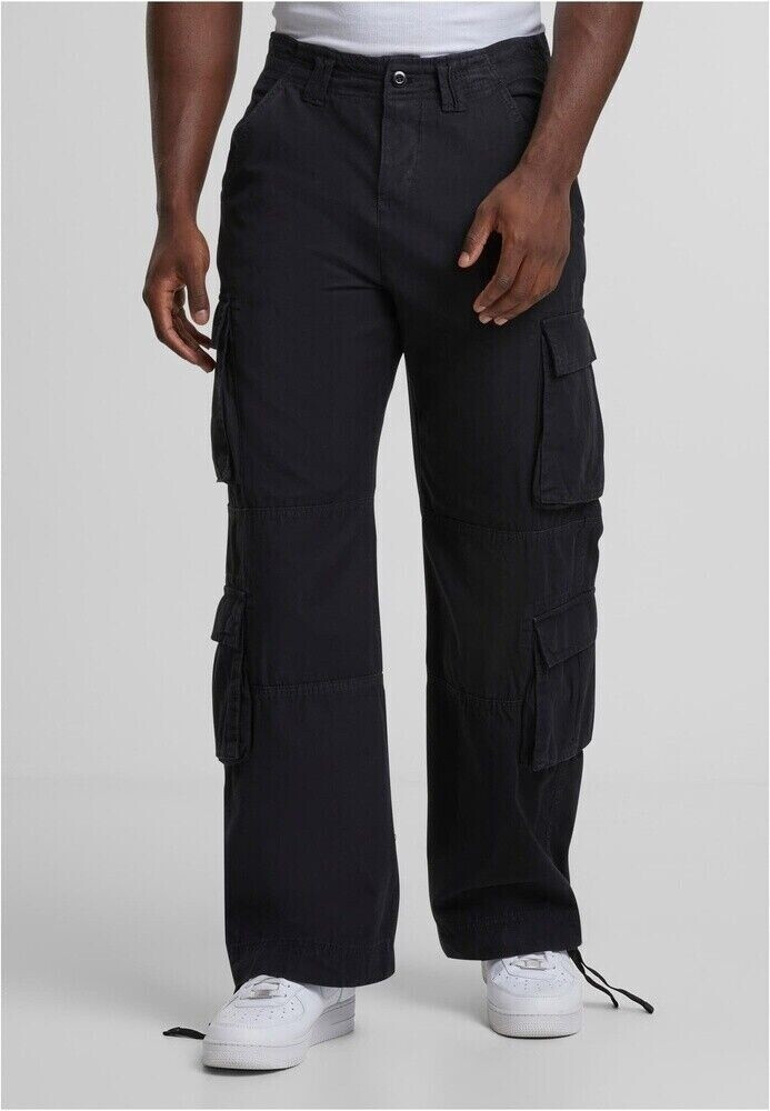 Urban Classics Double Cargo Pants black