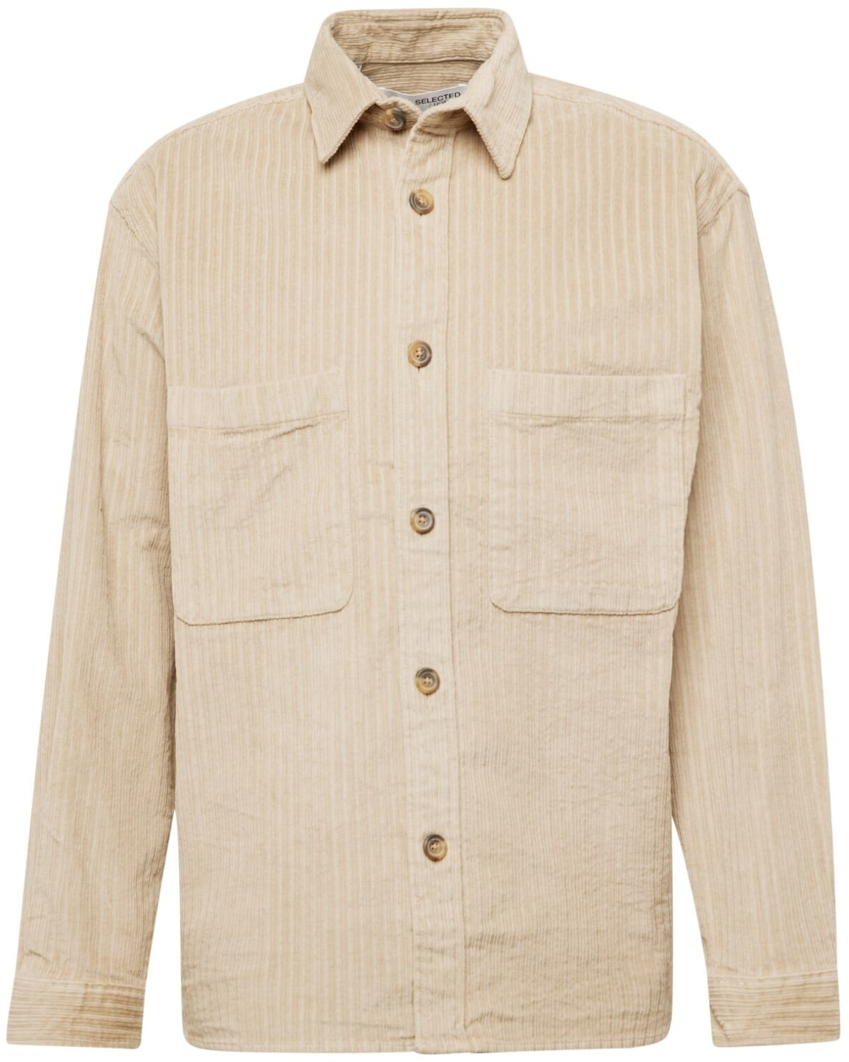 Selected Shirt 'PEDER' beige dark beige
