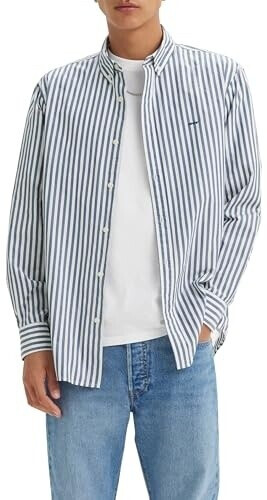 Levi's Authentic Button Down Dean Stripe Estate Blue