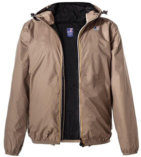 K-Way Hooded Jacket Microfiber beige