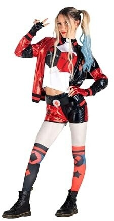 Ciao s.r.l. Harley Quinn Disguise red black 11751