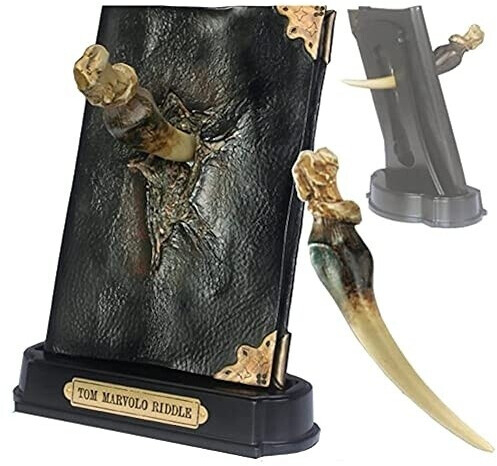 The Noble Collection Basilisk Fang and Tom Riddle Diary Sculpture