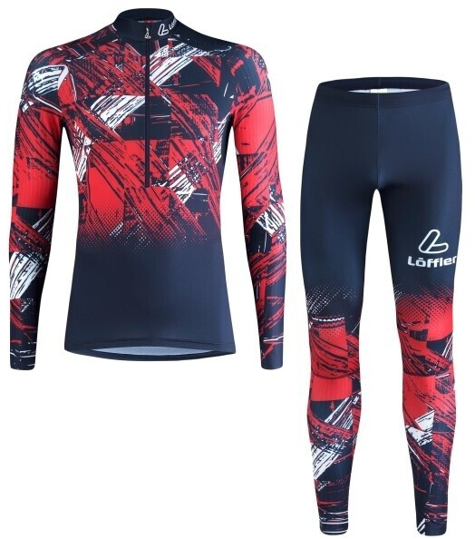 Löffler Worldcup Racing Suit dark blue red 28455-455-42
