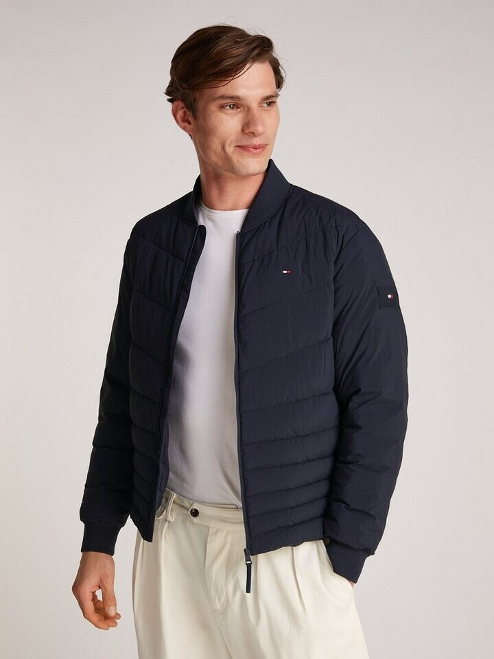 Tommy Hilfiger Mix Quilt Bomber Quilted Jacket desert sky