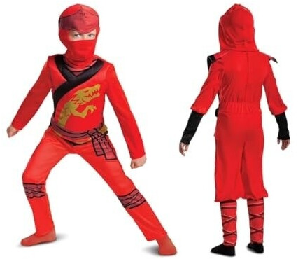 Disguise Lego Ninjago Costume Kai red