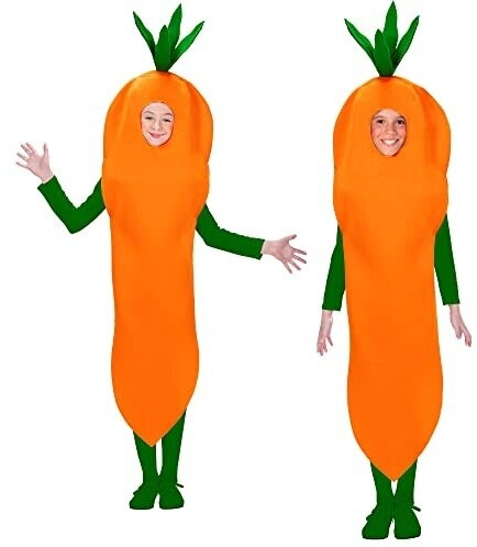 Widmann Kids Costume Carrot Overall Carrot Vegetable Theme Party Carnival