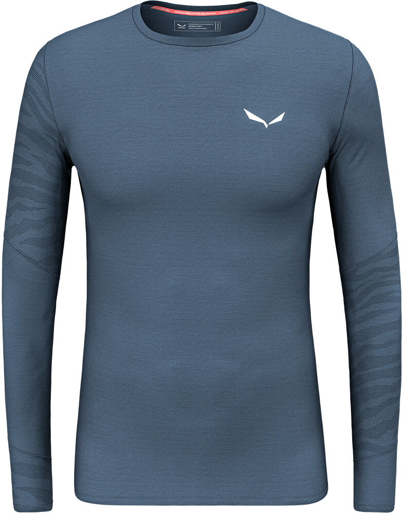 Salewa Cristallo Warm Alpine Merino Responsive Long Sleeve Baselayer dark denim 00-0000028205-8670