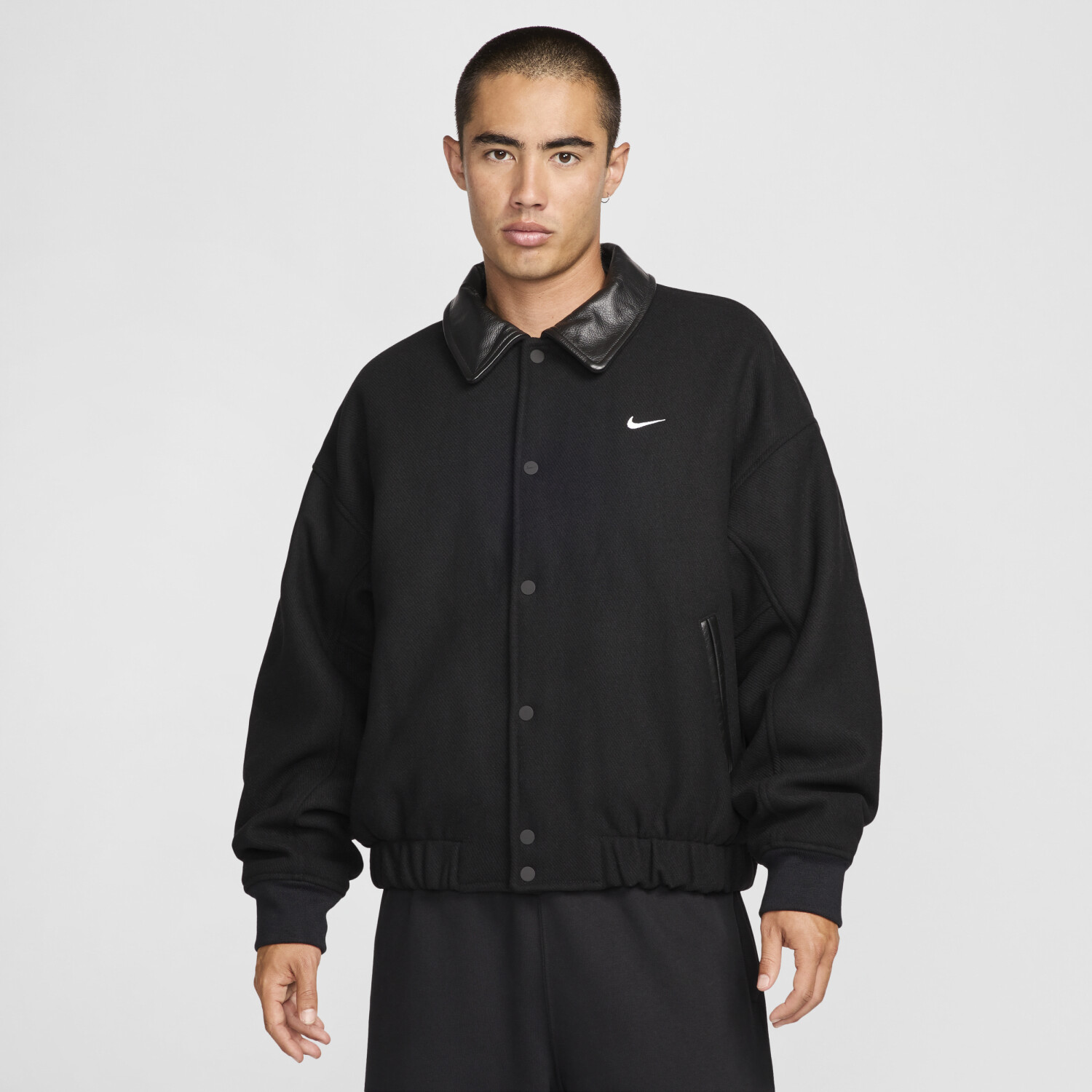 Nike Solo Swoosh Wool Jacket black FZ1168-010