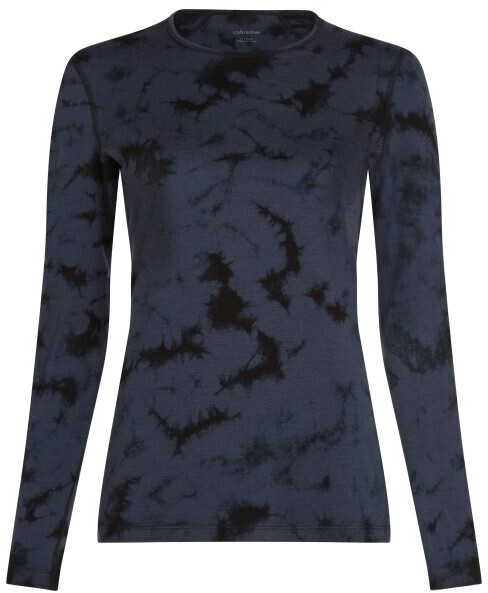 Icebreaker Merino Oasis LS Crewe Cloud Dye graphite black